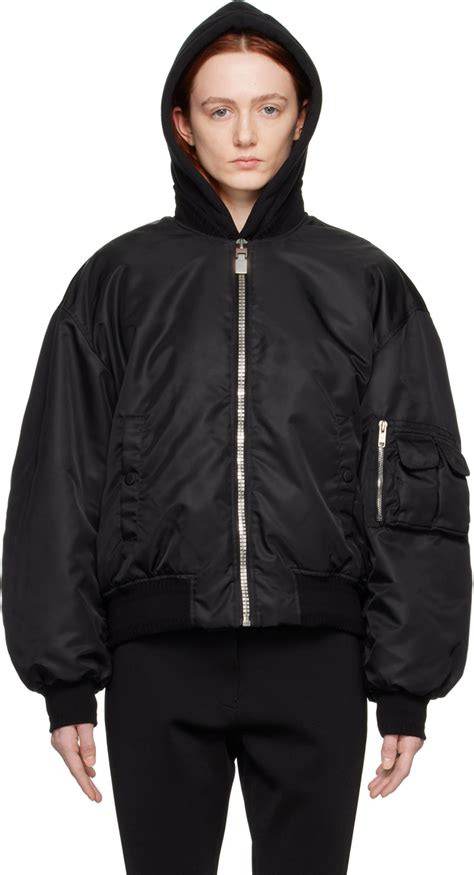 givenchy black bomber|Givenchy.